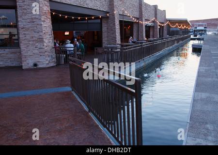 Antelope Point Marina, Lake Powell, Glen Canyon National Recreation Area, Page, Arizona. Stockfoto