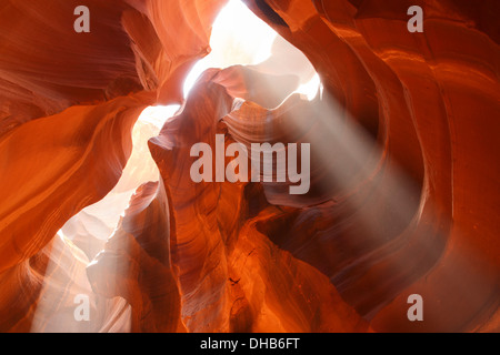 Upper Antelope Slot Canyon Navajo Land, Page, Arizona. Stockfoto