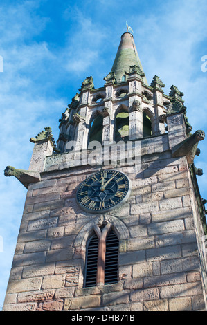 Kirchturm St. Ebba Beadnell, Northumberland, England, UK Stockfoto