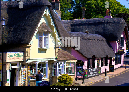 Teestube und Geschenkeladen, Shanklin, Isle Of Wight, Großbritannien Stockfoto