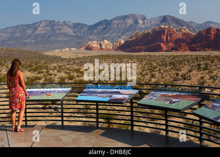 Red Rock Canyon National Conservation Area Visitor Center, Las Vegas, Nevada Stockfoto