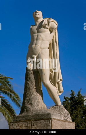 Kaiser Trajan, römischen Ruinen von Itálica, Santiponce, Sevilla-Provinz, Region von Andalusien, Spanien, Europa Stockfoto