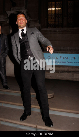 Mark Wright Jonathan Shalit 50. Geburtstag party im V & A - Abflüge London England - 17.04.12 Stockfoto