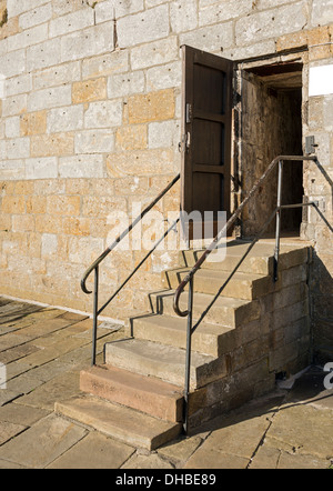 alte Treppe Eingang zum Monument-Gebäudes Stockfoto