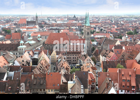 Ansicht von Nürnberg in Deutschland Stockfoto