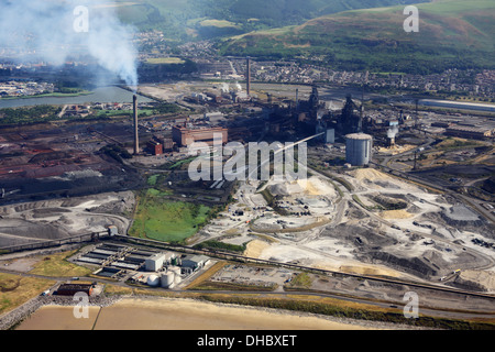 Tata Steel Works, Port Talbot Stockfoto