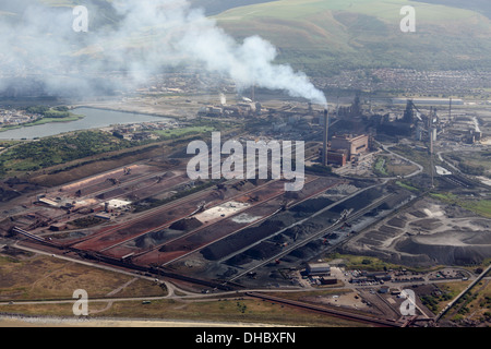 Tata Steel Works, Port Talbot Stockfoto