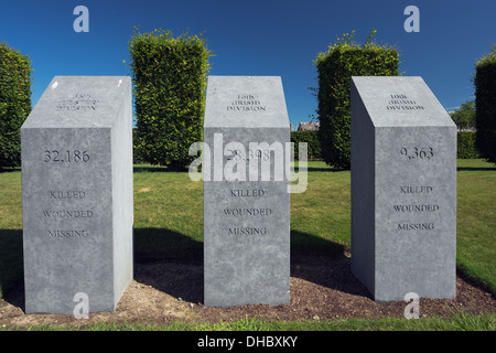 Irische Todesopfer auf Messines Ridge Stockfoto