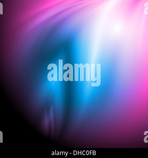Hellen blauen und violetten Wave-Design. Vektor Eps 10 Stockfoto