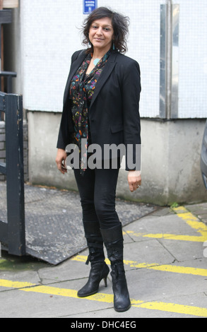 Meera Syal im ITV Studios London, England - 20.04.12 Stockfoto