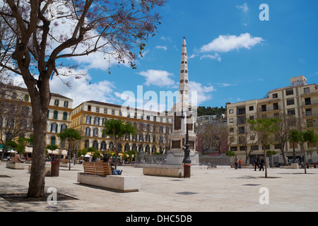 La Plaza De La Merced, Málaga, Andalusien, Spanien. Stockfoto