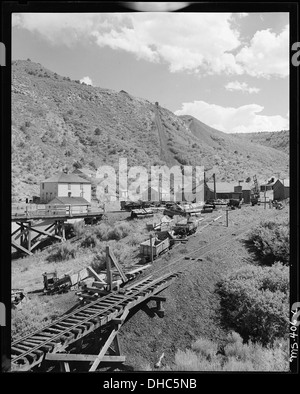 Mine und Zechen. Huerfano Coal Company, Ludlow Grube, Ludlow, Las Animas County, Colorado. 540397 Stockfoto