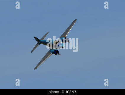 Avro neunzehn Anson aus der Shuttleworth Collection. Oktober fliegende Tag 2013.Biggleswade Stockfoto