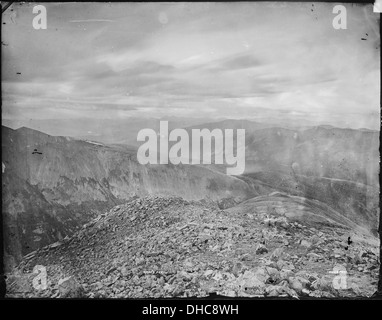 Panorama vom Gipfel des Mount Lincoln, Grays Peak Hoosier Pass, Pikes Peak in Ferne zeigen. 517683 Stockfoto