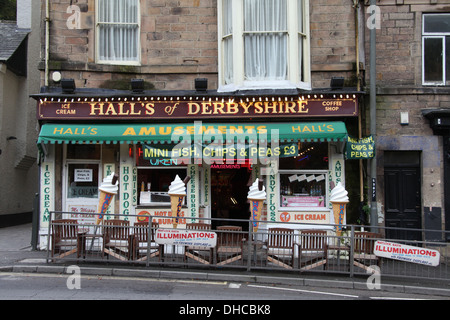 Hallen-Vergnügungen von Derbyshire in Matlock Bath Stockfoto