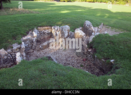 Nympsfield Long Barrow Stockfoto