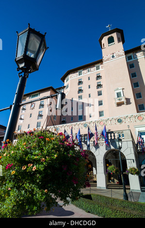 Broadmoor, historische Luxus-Hotel und Resort, Colorado Springs, Colorado, USA Stockfoto