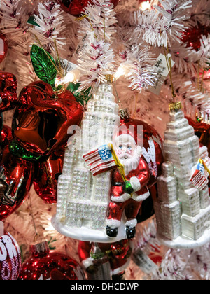 Macys Flaggschiff Kaufhaus, Weihnachten zeigt, NYC Stockfoto