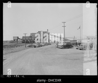 Zechen Sie davon mir die 1943 eröffnet wurde. Pyramide Coal Company, Sieg Mine, Terre Haute, Vigo County, Indiana. 540345 Stockfoto