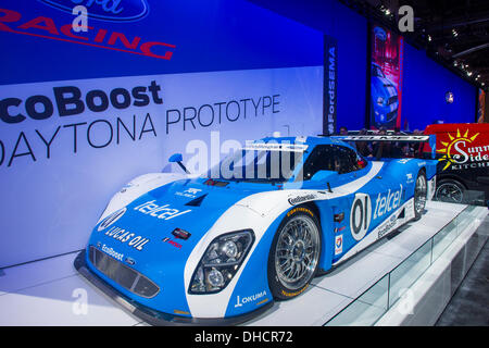 Las Vegas, Nevada, USA. 5. November 2013.  Ford EcoBoost Daytona Prototyp-Rennwagen auf der SEMA Show in Las Vegas, Navada, am 5. November 2013. Die SEMA Show ist die premier automotive Spezialprodukten Ereignis in der Welt handeln. © Yaacov Dagan/Alamy Live-Nachrichten Stockfoto