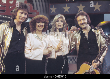 DIE BROTHERHOOD OF MAN UK pop Gruppe über 1978 Stockfoto