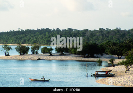 Alter Chao, Santarem Bereich, Bundesstaat Para, Amazonas, Brasilien, Südamerika Stockfoto