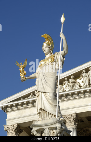 Pallas-Athene-Brunnen in Wien Stockfoto