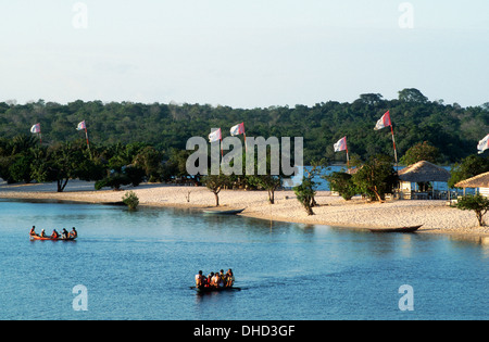 Alter Chao, Santarem Bereich, Bundesstaat Para, Amazonas, Brasilien, Südamerika Stockfoto