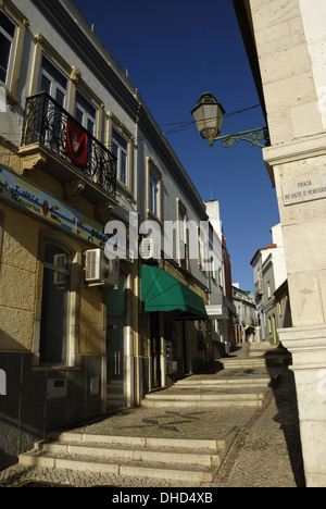 Rua da Vedoria in Lagos Stockfoto