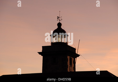 Sonnenuntergang an der Ponta da Piedade Leuchtturm Stockfoto