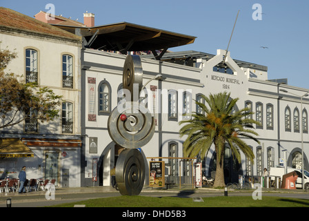 Mercado Municipal in Lagos Stockfoto