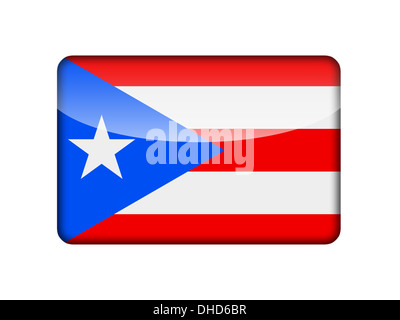 Die Puerto-Rico-Flagge Stockfoto