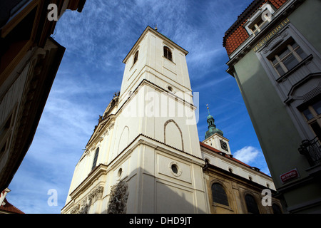 Basilika St. James Kirche des Größeren, in der Altstadt von Prag in der Tschechischen Republik Stockfoto