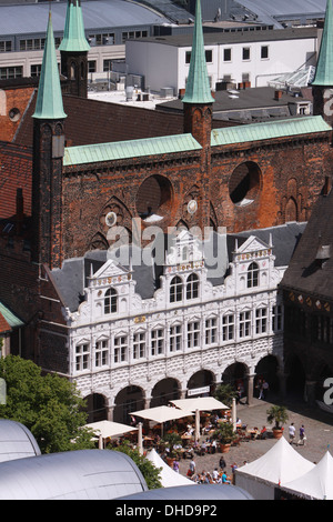 historische Rathaus Lumbeck Stockfoto