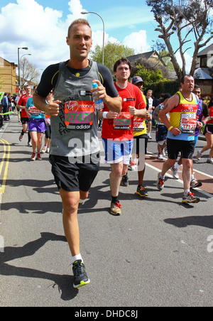 Calum Best 2012 Virgin London Marathon London, England - 22.04.12 Stockfoto