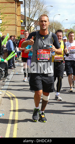 Calum Best 2012 Virgin London Marathon London, England - 22.04.12 Stockfoto