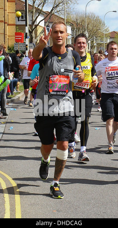 Calum Best 2012 Virgin London Marathon London, England - 22.04.12 Stockfoto