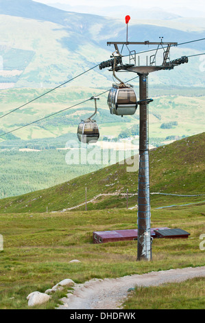 Seilbahn in Schottland Stockfoto