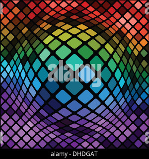 Multicolor Mosaik Hintergrund Stockfoto