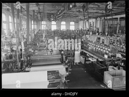 Paterson, New Jersey - Textilien. Madison Seide Co. Gesamtansicht der aktuelle Seide Großanlage (nicht automatisch). 518608 Stockfoto