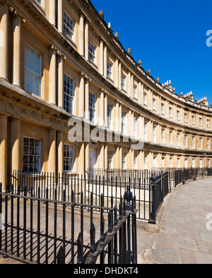 Georgianische Architektur des Zirkus in Bath City Bad Somerset England UK GB EU Europa Stockfoto