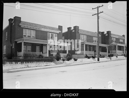 Lancaster, Pennsylvania - Gehäuse. Häuser errichtet von Hamilton Development Company für ihre Beschäftigten 518463 verkauft werden Stockfoto