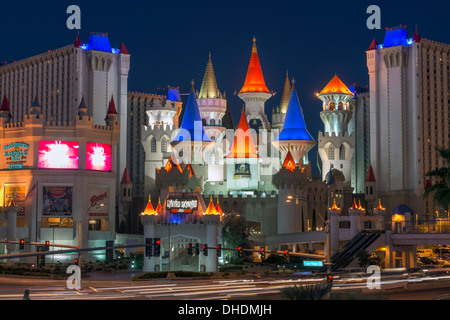 Excalibur Hotel &amp; Casino, Las Vegas, Nevada, Vereinigte Staaten von Amerika, Nordamerika Stockfoto