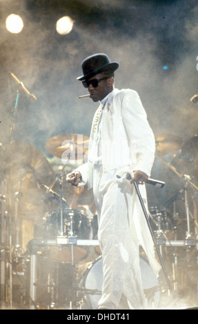 BOBBY BROWN uns Sänger und Rapper etwa 1992. Foto Jeffrey Mayer Stockfoto