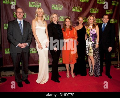 Jim Kellman Lise Evans Jilli Stephens Heather Mnuchin Pam Kaufman Nina Rennert Davidson und Arthur Backal Stadt-Ernte zu Ehren Stockfoto