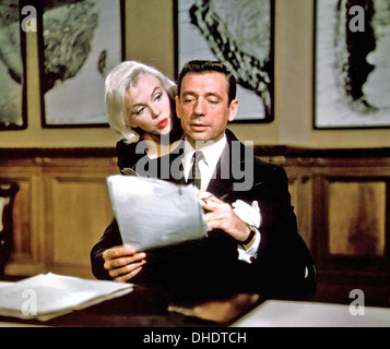 Let's MAKE LOVE 1960 20th Century Fox film mit Marilyn Monroe und Yves Montand Stockfoto