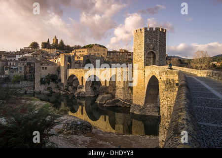 Besalú Stockfoto