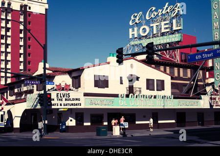 Das El Cortez Hotel and Casino in Las Vegas, USA Stockfoto