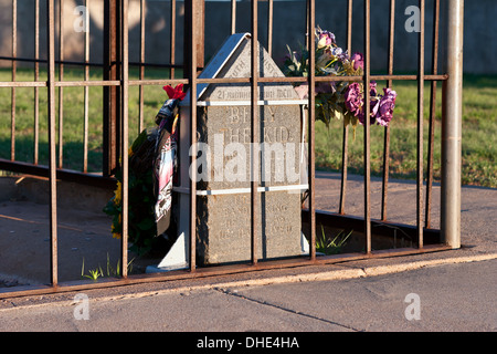 Billy the Kid Grave, Old Fort Sumner Museum, Fort Sumner, New Mexico USA Stockfoto