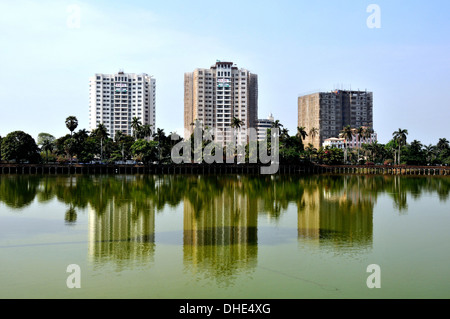 modernes Wohnhaus in Bau Yangon Myanmar Stockfoto